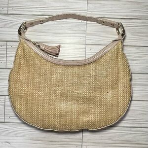 Cole‎ Haan Paige Straw hobo purse